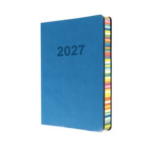Collins Edge Rainbow A5 Diary Day/Page Appt 2025 Blue ED151.U57-25