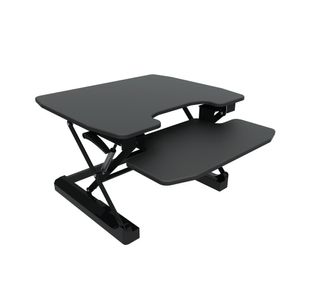 Contour Ergonomics Sit/Stand Height Adjustable Workstation Blk CE04633