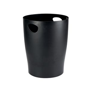 Contour Ergonomics Waste Paper Bin Black CE06113