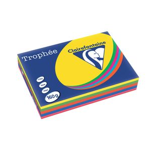 Trophee Card A4 160gm Intensive Assorted (250 Pack) 1713C