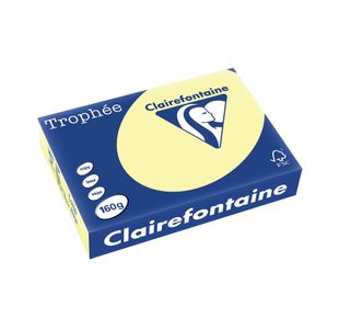 Trophee Card A4 160gm Canary (Pack of 250) 2636C