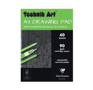 Technik Art Drawing Pad A3 90gsm XPC3