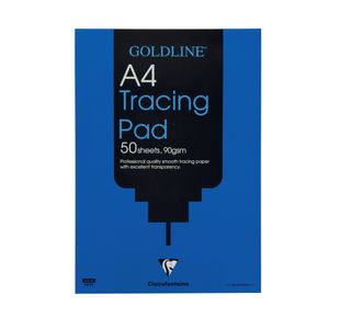 Clairefontaine Goldline Professional Tracing Pad 90gsm 50 Sheets A4 GPT1A4