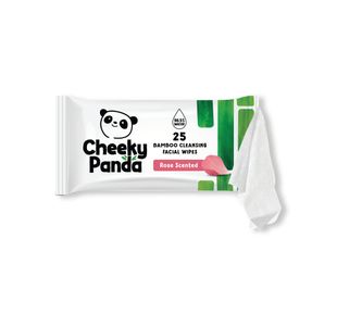 Cheeky Panda Bamboo Facial Cleansing Wipes 25 Wipes Rose (Pack of 6) FACEWROSMUL6-GBR