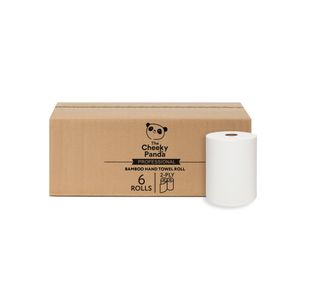 Cheeky Panda Bamboo 2-Ply Hand Towel Roll 200m (Pack of 6) HANDTWRL6