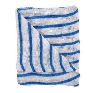 Hygiene Dishcloths 406x304mm/16x12 Inch Blue/White (Pack of 10) 100755B