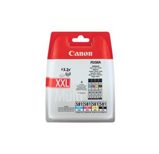 Canon CLI-581XXL Ink Cartridges Extra High Yield CMYK Multipack 1998C007