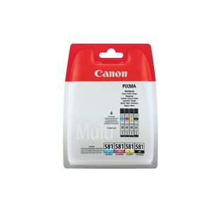 Canon CLI-581 Ink Cartridges CMYK Multipack 2103C007