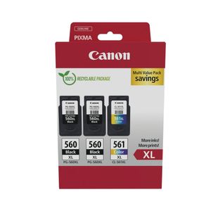 Canon PG-560XL x 2/CL-561XL Ink Cartridges HY K/CMY Multipack 3712C009