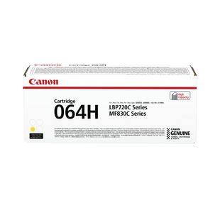 Canon 064H Toner Cartridge High Yield Yellow 4932C001