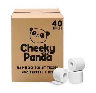 Cheeky Panda 2-Ply Toilet Tissue 400 Sheets (Pack of 40) PFB2BTOILT40