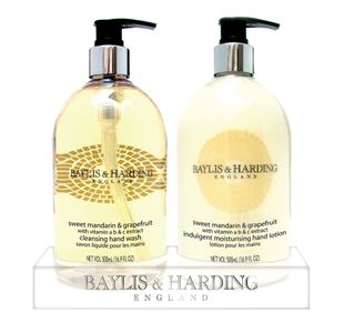 Baylis and Harding Mandarin and Grapefruit Wash and Lotion Set 0604243