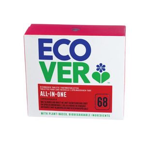 Ecover All In One Dishwasher Tablets Lemon and Mandarin (Pack of 68) 4004065