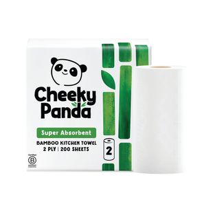 Cheeky Panda 2-Ply Plastic Free Kitchen Roll x2 Rolls (Pack of 5) PFKITCHRL10