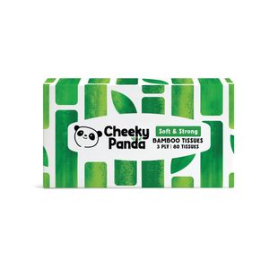Cheeky Panda Bamboo Tissues 3-Ply 80 Tissues (Pack of 12) 1103039