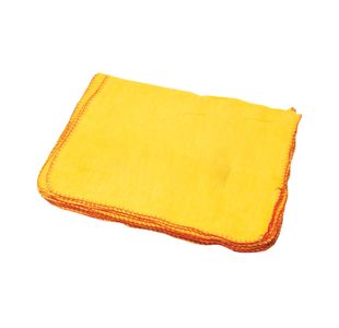 2Work Yellow Duster 508x355mm (Pack of 10) CPD70014