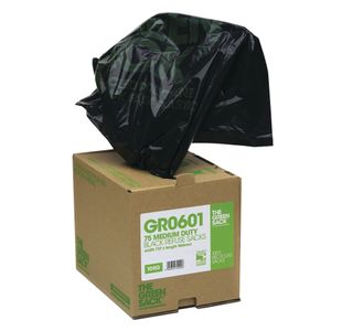 Greensack Compactor Sack in Dispenser Black (Pack of 40) VHP GR0602