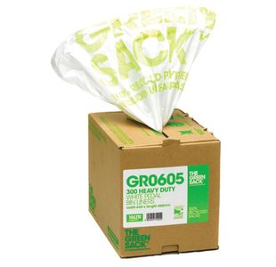 Greensack Pedal Bin Liner in Dispenser White (Pack of 300) VHP GR0605