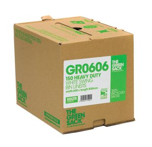 Greensack Swing Bin Liner in Dispenser White (Pack of 150) GR0606