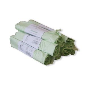 Compostable Food Waste Liners 10L 26x40 Rolls (Pack of 1040) CW010C0