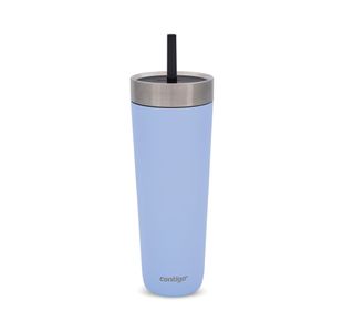 Contigo Luxe Steel Insulated Travel Tumbler/Straw 24oz Periwink 2212919