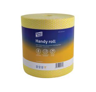 Robert Scott Handy Roll 350 Sheets Yellow (Pack of 2) 104628Y