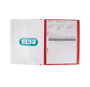 Elba Pocket Report File A4 Red (25 Pack) 400055038