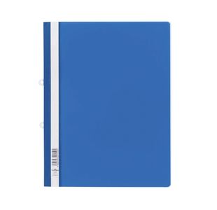 Durable Clear View Folder with Filing Strip A4 Blue (Pack of 25) 2580/06