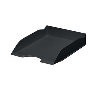 Durable ECO Recycled Plastic Stackable Letter Tray A4+ Black 775601