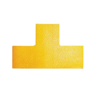 Durable Heavy Duty Adh Floor Marking T Shape Yellow Pack of 10 170004