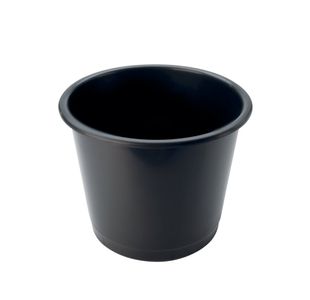 Deflecto SteriTouch Large 14L Plastic Waster Bin Black CP025STBLK