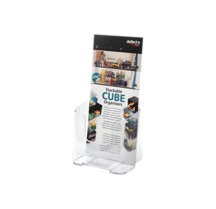 Deflecto DL Literature Holder 1/3 A4 DE775YTCRY