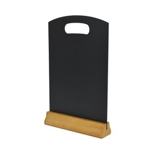 Deflecto A4 Countertop Chalkboard Information Display 210x55x335mm CTCBA4