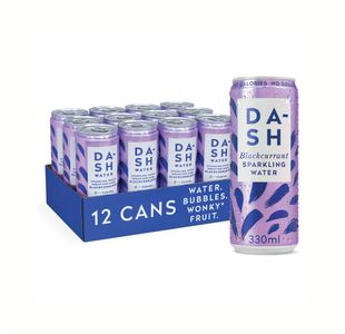 Dash Water Sparkling Water Blackcurrant 330ml Can (Pack of 12) DBL001
