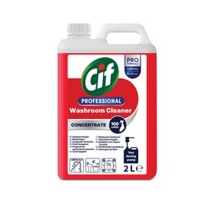 Cif Professional Conc Washroom Cleaner 2 Litres Pack of 2 9303815