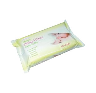 EcoTech Baby Wipes Fragrance Free 60 Sheets (Pack of 12) FPBW60FF