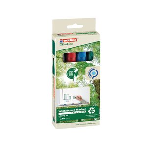 Edding 29 EcoLine Whiteboard Marker Assorted (Pack of 4) 4-29-4