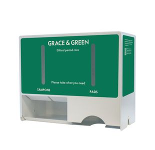 Grace and Green Compact Two Product Free Vending Dispenser GGPPD3