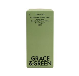Grace and Green Organic Cotton Applicator Tampons Regular (Pack of 16) GGOTA-R007