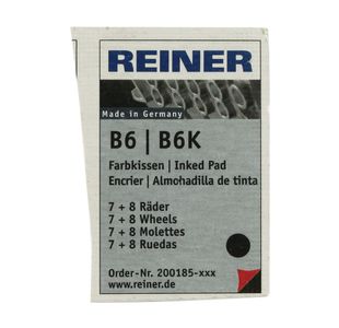 Colop Reiner B6/8K Replacement Ink Pad Black Pack of 2 RB8KINK
