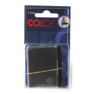 Colop E/2600 Replacement Ink Pad Black Pack of 2 E2600BK