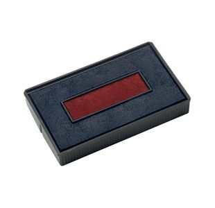 COLOP E/200/2 Replacement Ink Pad Blue/Red (Pack of 2) E/200/2