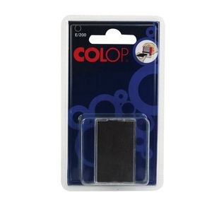 Colop E/200 Replacement Ink Pad Black Pack of 2 E200BK