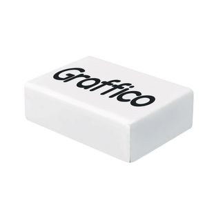 Graffico by 5 Star Plastic Eraser White (Pack of 45) EN05992
