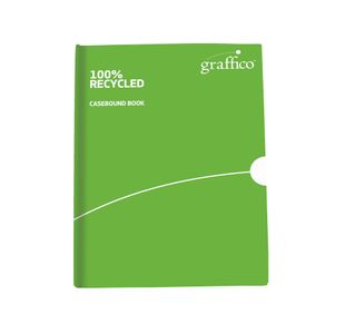 Graffico by 5 Star Recycled Casebound Notebook 160pg A4 EN08054