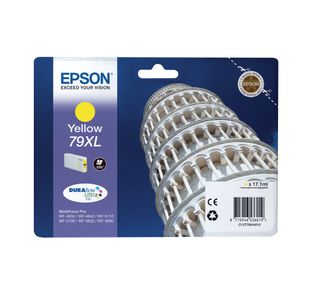 Epson 79XL Tower of Pisa DURABrite Ultra Ink Cartridge High Yield Yellow C13T79044010