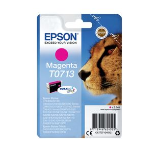 Epson T0713 Cheetah DURABrite Ultra Ink Cartridge Magenta C13T07134012
