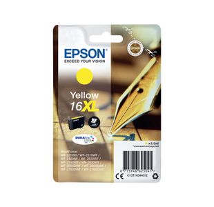 Epson 16XL Pen and Crossword DURABrite Ultra Ink Cartridge High Yield Yellow C13T16344012