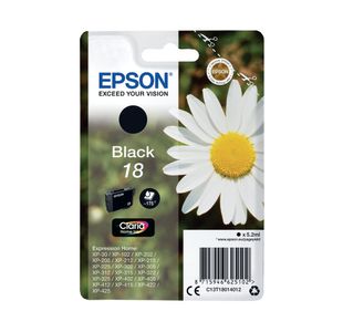 Epson 18 Daisy Claria Home Ink Cartridge Black C13T18014012