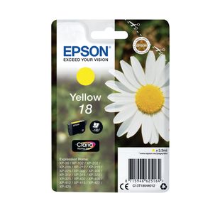 Epson 18 Daisy Claria Home Ink Cartridge Yellow C13T18044012